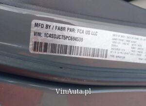 2023 DODGE DURANGO | 1C4SDJCT5PC694539 zdjęcie 9