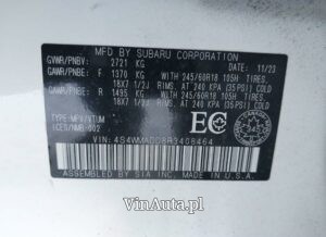 2024 SUBARU ASCENT TOURING | 4S4WMADD8R3408464 zdjęcie 9