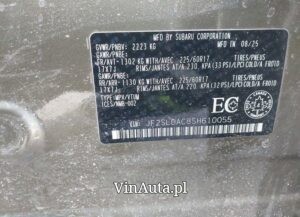 2025 SUBARU FORESTER | JF2SLDAC8SH610055 zdjęcie 6
