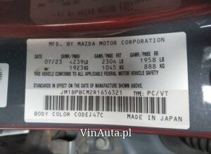 2024 MAZDA 3 PREFERRED | JM1BPBCM2R1656321 zdjęcie 5